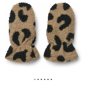 Liewood Leo/oat mix mittens never worn 1-2Y